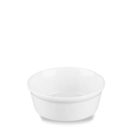 WHITE COOKWARE  ROUND DISH13.5