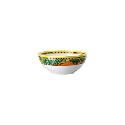 Versace Jungle Animalier Cereal Bowl 15 cm – Luxury Multicolor Porcelain Tableware