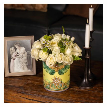 Versace Jungle Animalier Vase – 18 cm Luxury Porcelain Multicolor