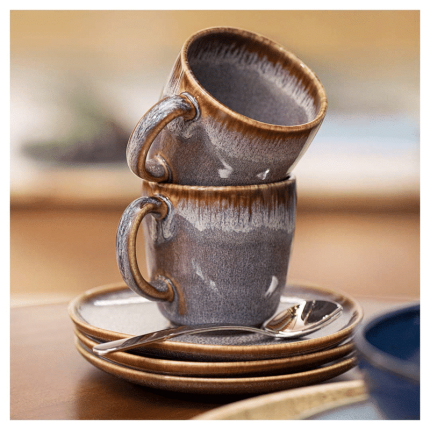 Lave beige Saucer coffee cup - Image 3