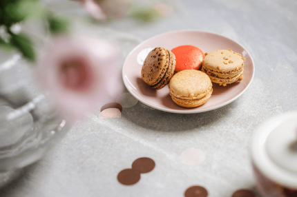 Rose Garden Saucer coffe pink - Image 3