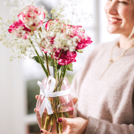 Rose Garden Ho Vase, rose 20CM - Image 2