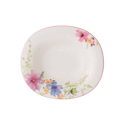 Oval deep  plate 24X21 cm