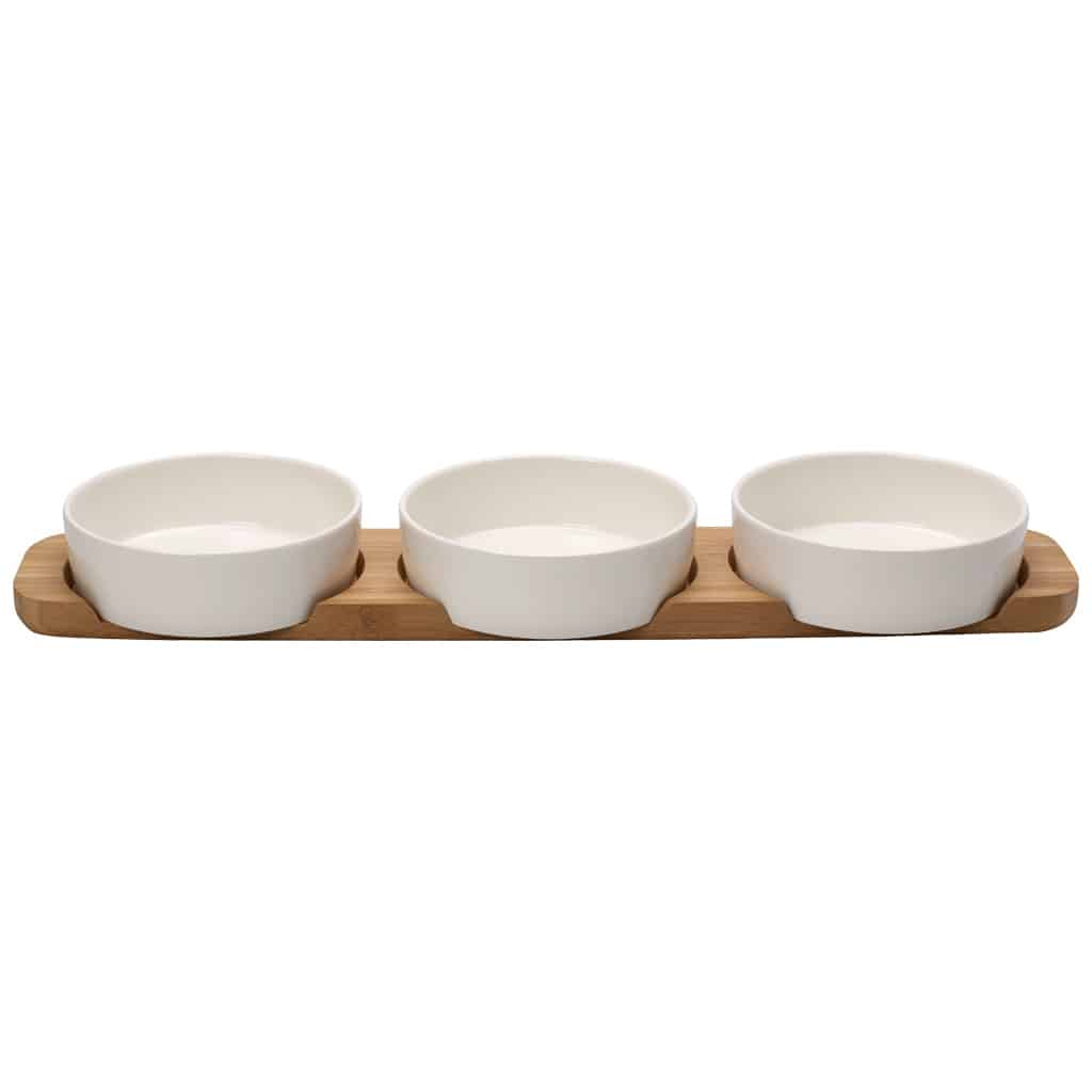 Topping platter set 4pcs.