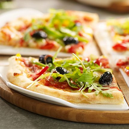 Pizza set 5pc Round part plat - Image 3