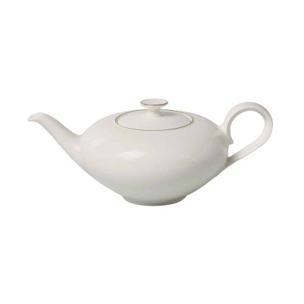 Villeroy & Boch Anmut teapot white 800 ml premium bone porcelain luxury