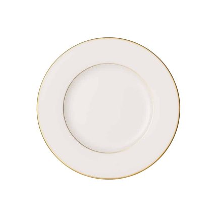 Villeroy & Boch Anmut Breakfast/Dessert Plate – 22.5 cm White Luxury Bone Porcelain