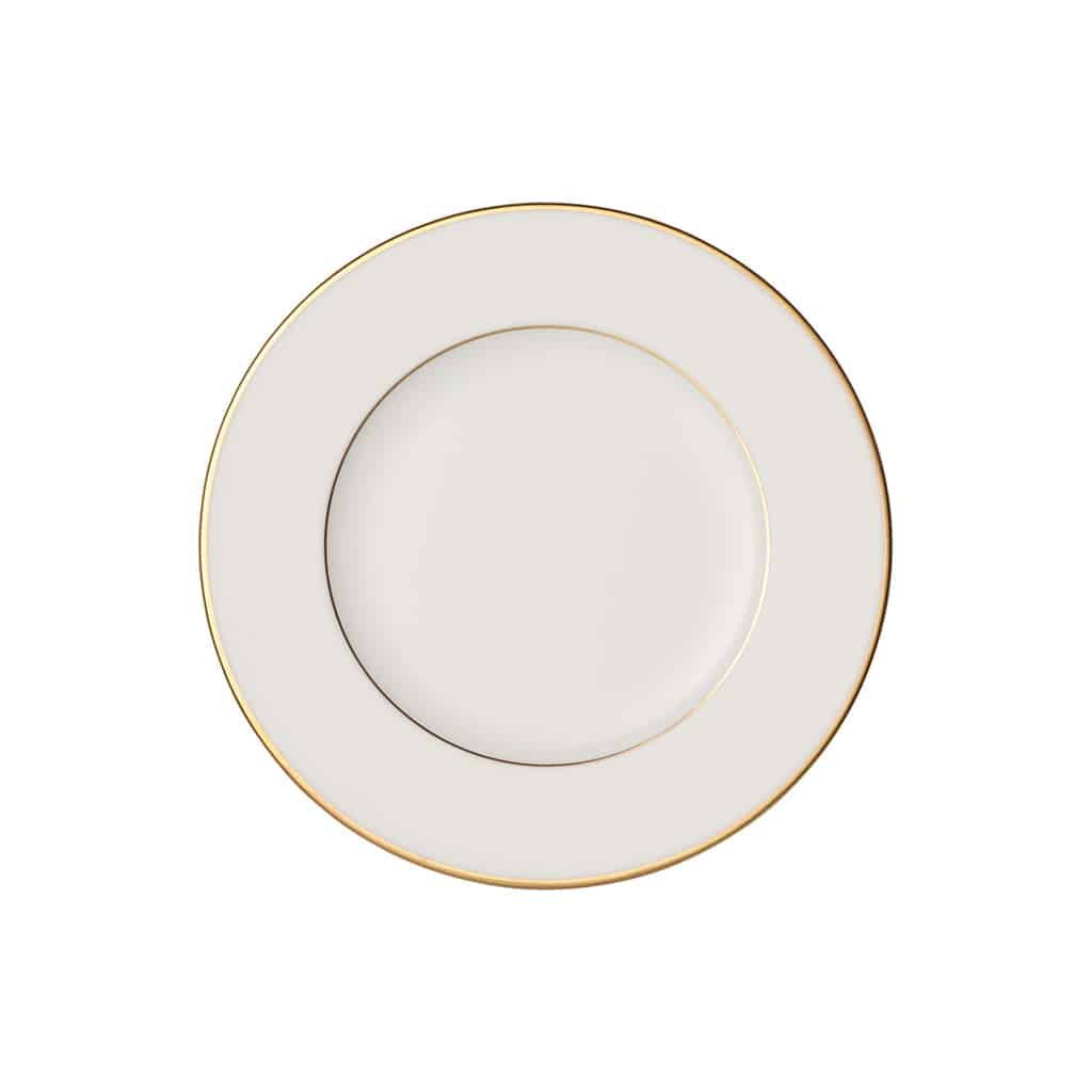 Luxury Anmut Bread Plate Ø16.4 cm White – Premium Bone Porcelain