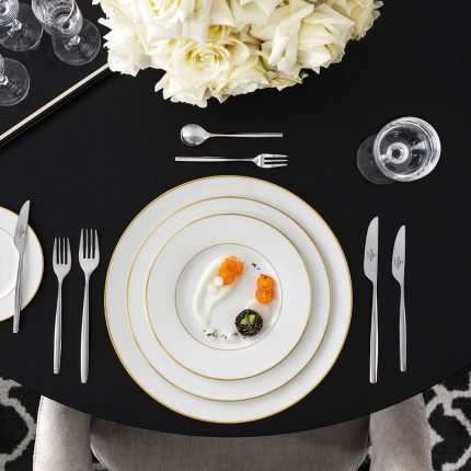 Villeroy & Boch Anmut Gold Soup Plate White Ø24.8 cm - Image 3