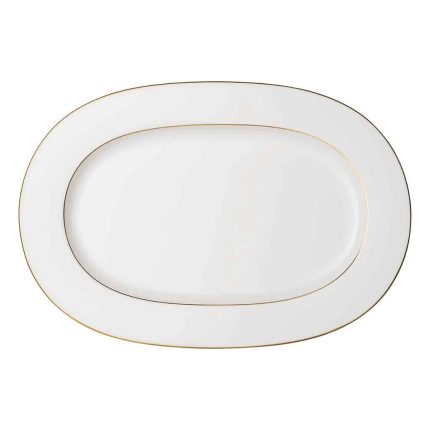 Luxury Anmut Oval Serving Platter in White by Villeroy & Boch – 41.3 x 28.5 cm