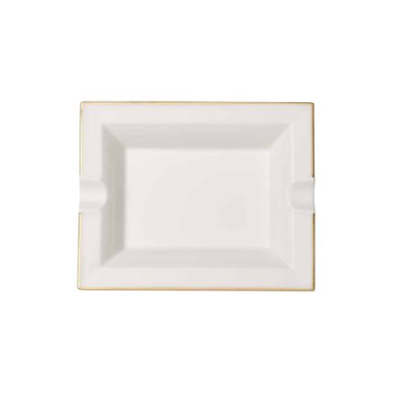 Luxury White Rectangular Ashtray from Anmut Collection by Villeroy & Boch