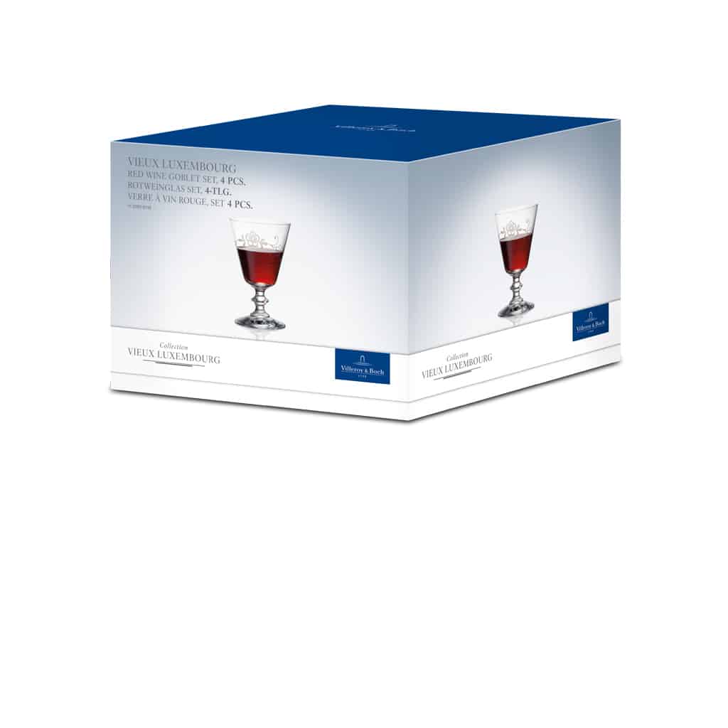 Vieux Red wine goblet Set 4pcs