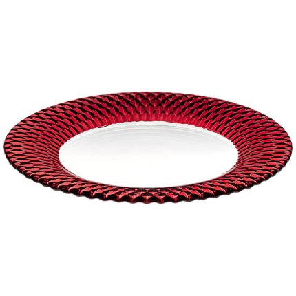 Boston col. Buffet plate red