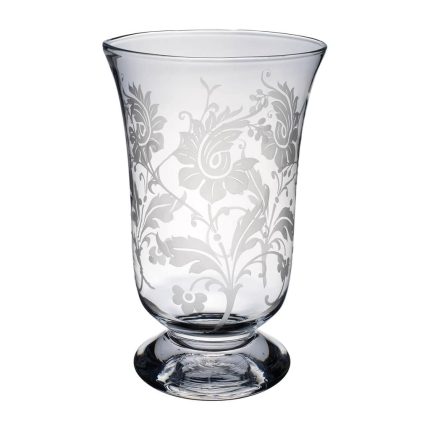 Villeroy & Boch 35 cm hurricane lamp with glass shade and porcelain base