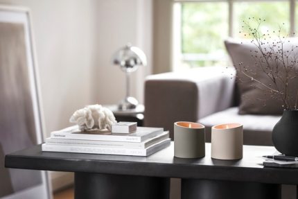 NewMoon candle beige Energy - Image 3