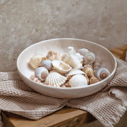 Perlemor Sand Pasta Bowl 22cm - Image 2