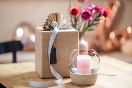 Perlemor Home Hurricane lamp - Image 3