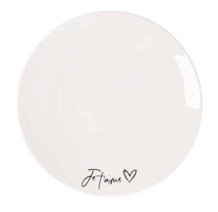 Statement Salad plate Je taime