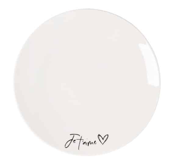 Statement Salad plate Je taime