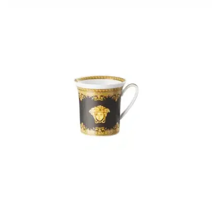 Baroque Nero Mug with handle