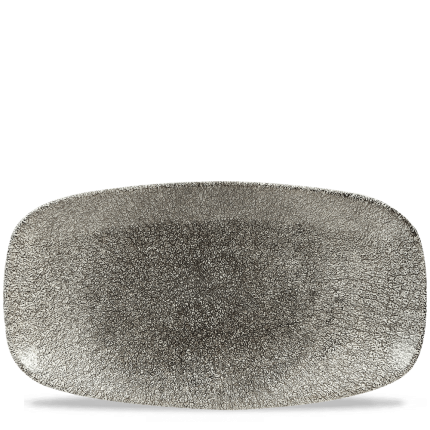 RAKU QUARTZ BLACK PLATE 18.9cm