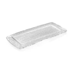 IVV All In One clear glass rectangular tray 45×22 cm luxury pressed glass