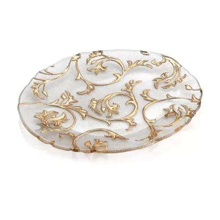 BISANZIO OVAL PLATCLEAR/ GOLD