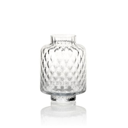 XYZ VASE H.21 CLEAR OPTIC