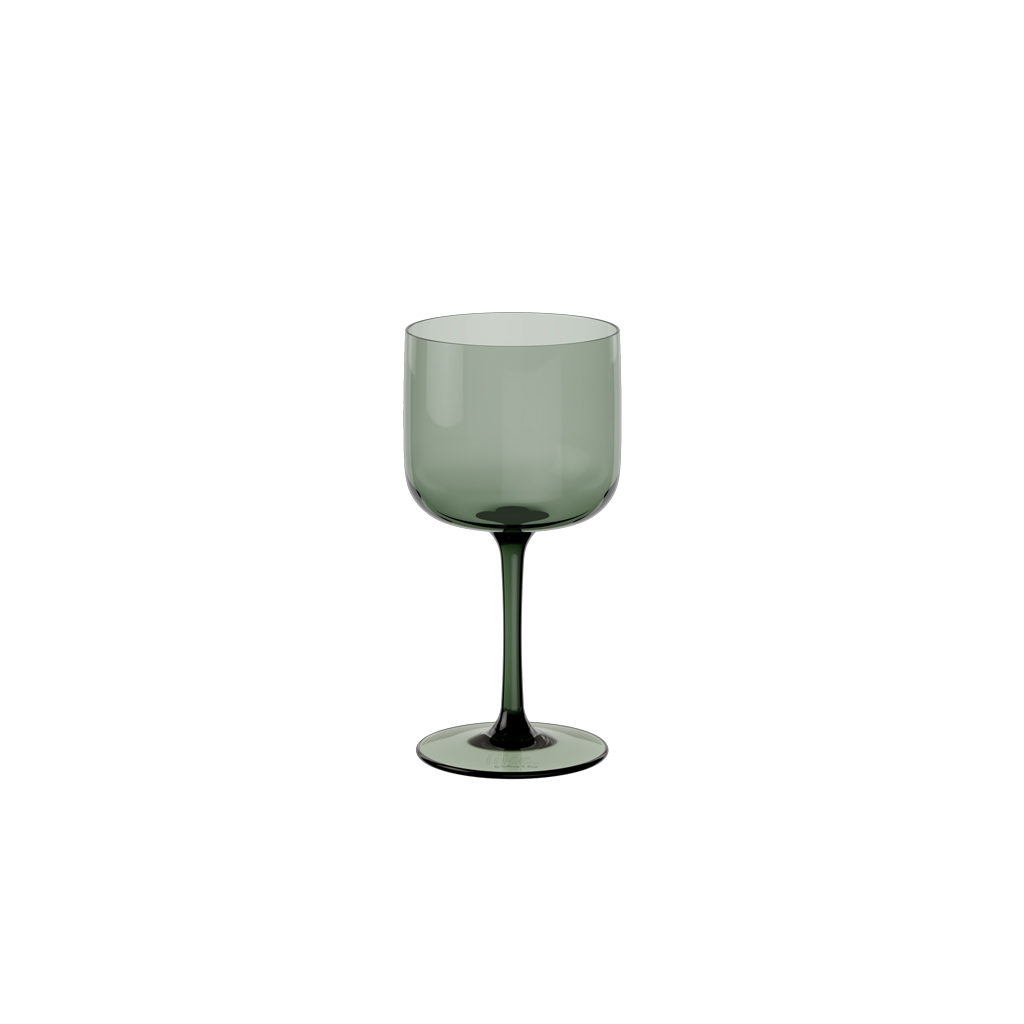 Villeroy & Boch Like Sage luxury wine goblet set 2 pcs crystal sage green 200 ml