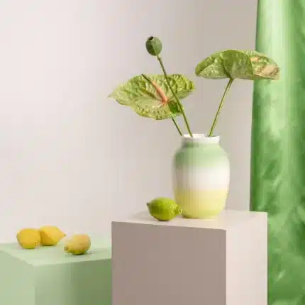 Balance Lime Vase 20 cm - Image 2