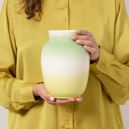 Balance Lime Vase 20 cm - Image 6