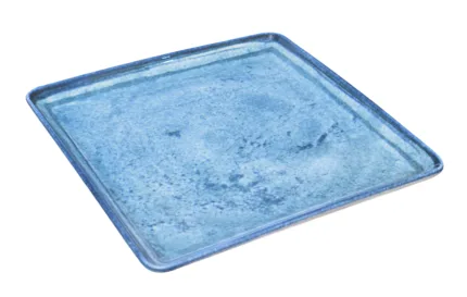 Blue Stone square plate27x27CM
