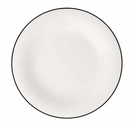 Black Lines Flat plate 21cm