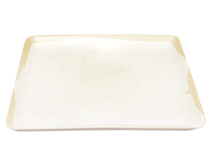 Sand Wind square plate 23x23 Cm