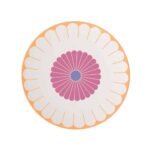 Fleur couleur serving plate